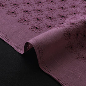 Floral Embroidered Cotton Hakoba Fabric 02