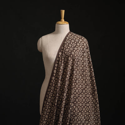 Kutch Hand Block Ajrakh Print Natural Dyed Cotton Fabric 60