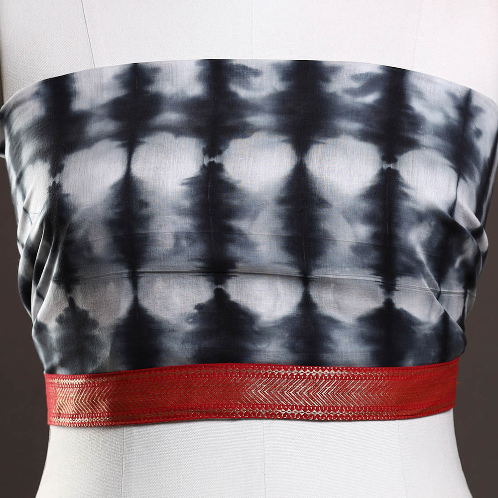 shibori tie dye blouse piece