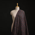 Kutch Hand Block Ajrakh Print Natural Dyed Cotton Fabric 63