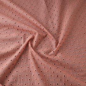Floral Embroidered Cotton Hakoba Fabric 04