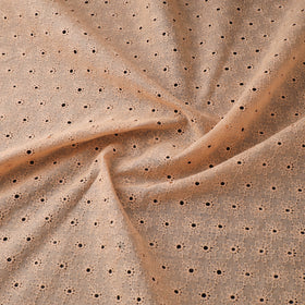 Floral Embroidered Cotton Hakoba Fabric 05
