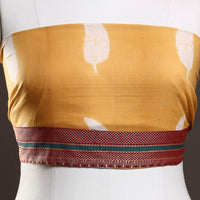 Yellow - Shibori Tie-Dye Cotton Blouse Piece