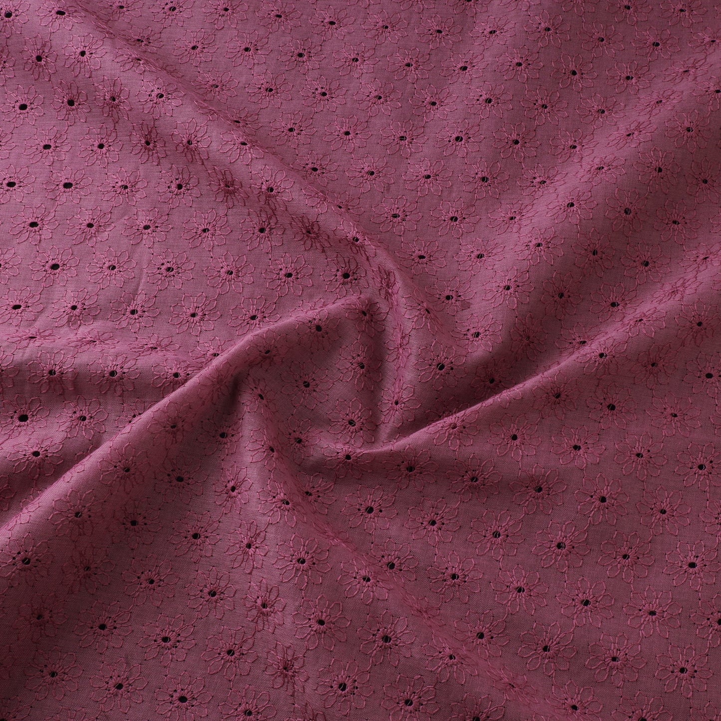 Floral Embroidered Cotton Hakoba Fabric 06