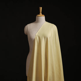 Yellow - Turmeric Balaramapuram Handloom Organic Cotton Fabric 01