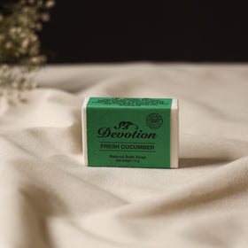 Fresh Cucumber - Sri Aurobindo Ashram Devotion Soap (75gm) 02