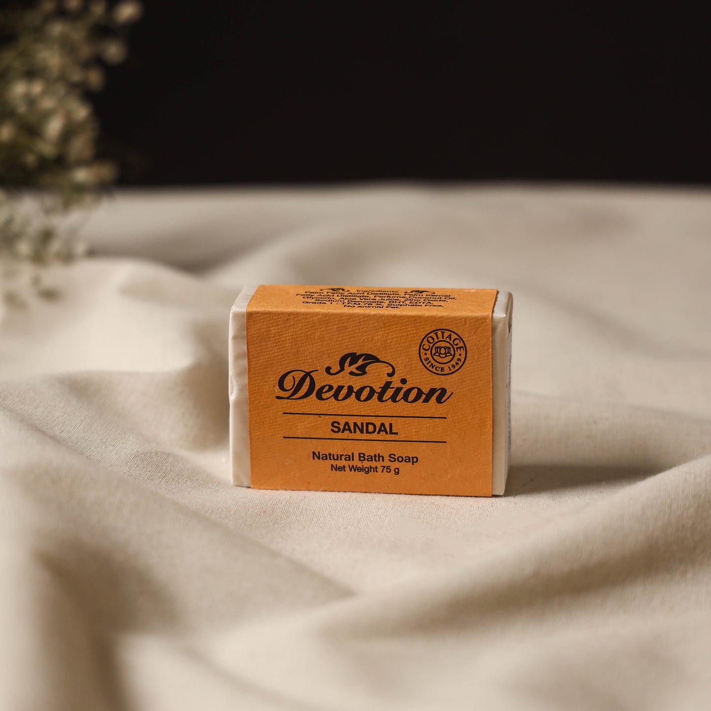 Sandal - Sri Aurobindo Ashram Devotion Soap (75gm) 03