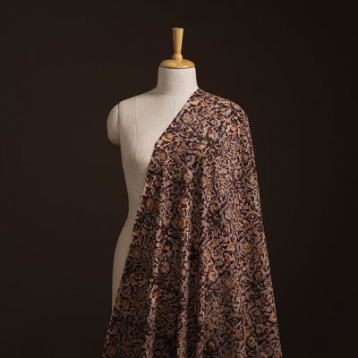 Pedana Kalamkari Hand Block Print Natural Dyed Cotton Fabric 01