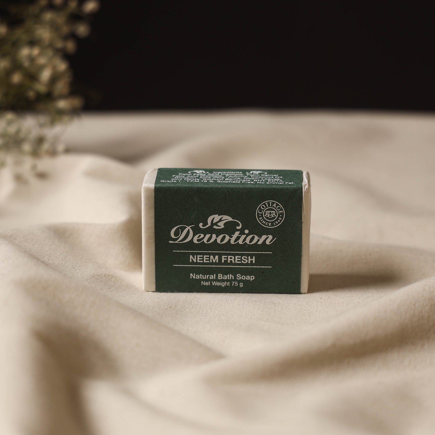 Neem Fresh - Sri Aurobindo Ashram Devotion Soap (75gm) 07