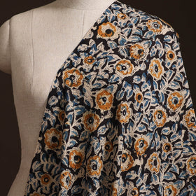 Pedana Kalamkari Hand Block Print Natural Dyed Cotton Fabric 03