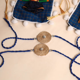  Handmade GS Jute Rakhi (Set of 2)