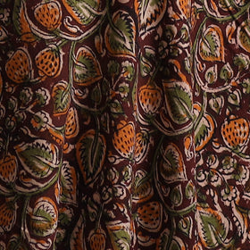 Pedana Kalamkari Hand Block Print Natural Dyed Cotton Fabric 06