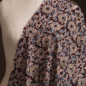 Pedana Kalamkari Hand Block Print Natural Dyed Cotton Fabric 07
