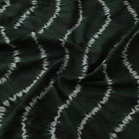 Green - Shibori Tie-Dye Pure Cotton Fabric 03