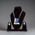 Buy Handmade Shell Jute Fabart Necklace Set Online