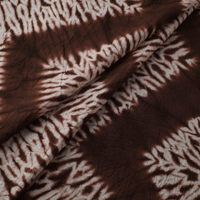 Brown - Shibori Tie-Dye Pure Cotton Fabric 06