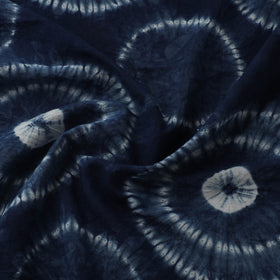 Blue - Shibori Tie-Dye Pure Cotton Fabric 07