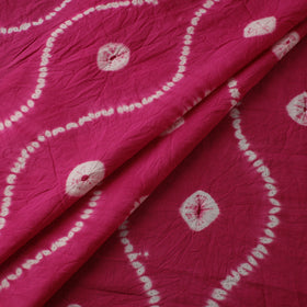 Pink - Shibori Tie-Dye Pure Cotton Fabric 10