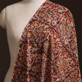 Pedana Kalamkari Hand Block Print Natural Dyed Cotton Fabric 13