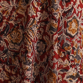 Pedana Kalamkari Hand Block Print Natural Dyed Cotton Fabric 13