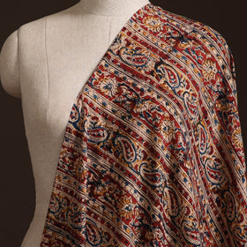 Pedana Kalamkari Hand Block Print Natural Dyed Cotton Fabric 14