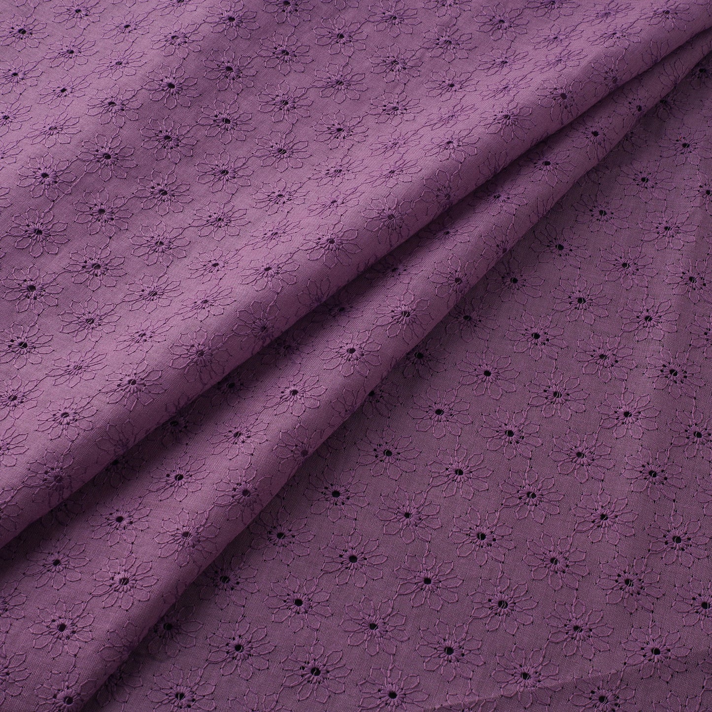 Floral Embroidered Cotton Hakoba Fabric 12