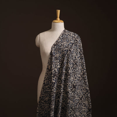 Pedana Kalamkari Hand Block Print Natural Dyed Cotton Fabric 16