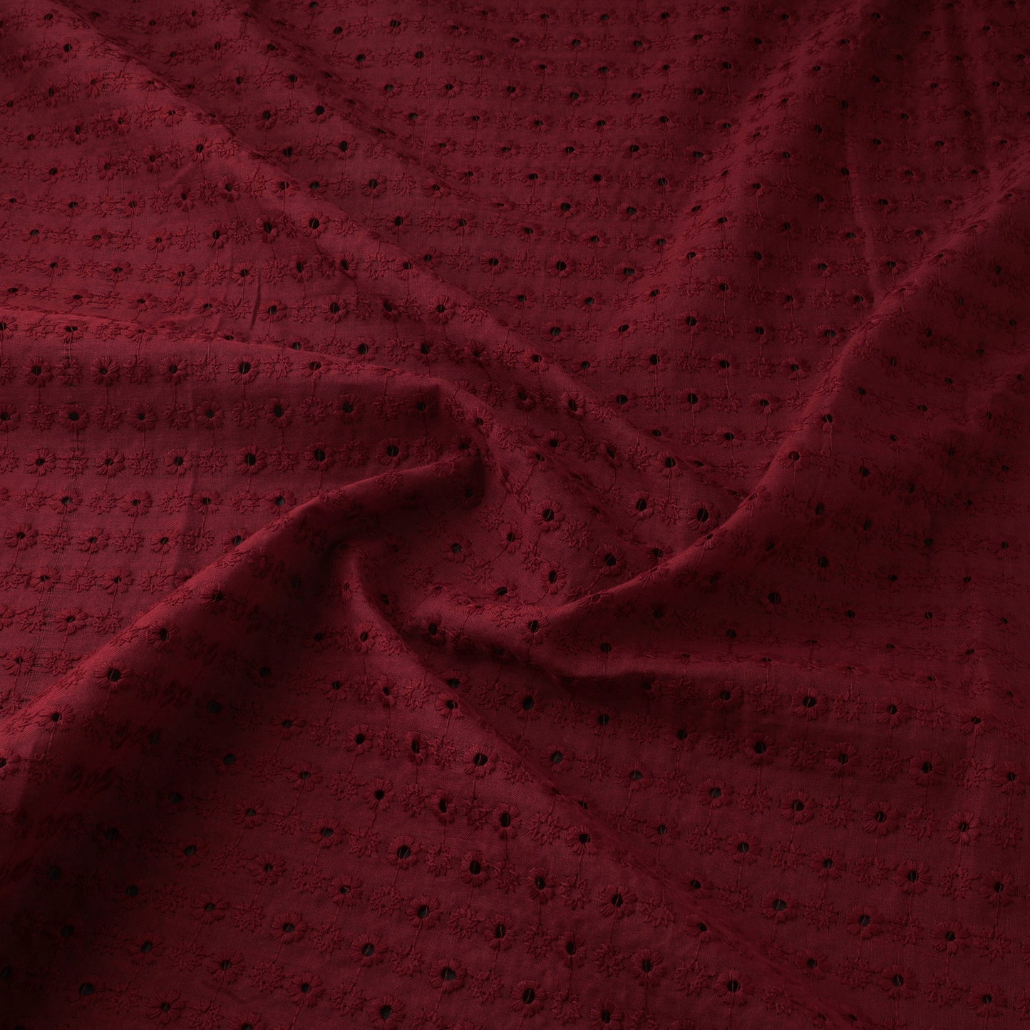 Floral Embroidered Cotton Hakoba Fabric 13