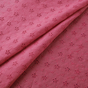 Floral Embroidered Cotton Hakoba Fabric 14