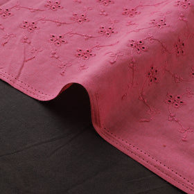Floral Embroidered Cotton Hakoba Fabric 14