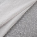 Floral Embroidered Cotton Hakoba Fabric 16