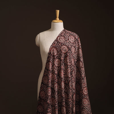 Pedana Kalamkari Hand Block Print Natural Dyed Cotton Fabric 24