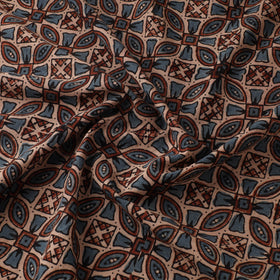 Hand Block Ajrakh Print Natural Dyed Cotton Fabric 20