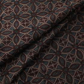Hand Block Ajrakh Print Natural Dyed Cotton Fabric 22