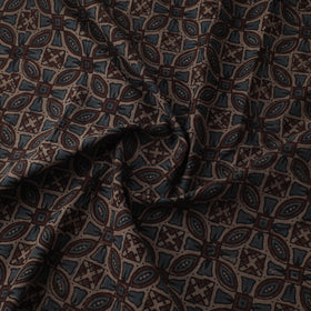 Hand Block Ajrakh Print Natural Dyed Cotton Fabric 22
