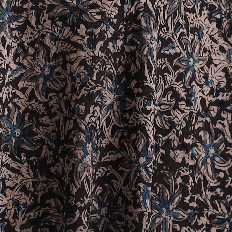 Pedana Kalamkari Hand Block Print Natural Dyed Cotton Fabric 26