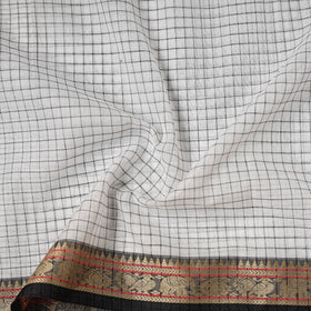 Dharwad Checks Cotton Fabric with Border 06