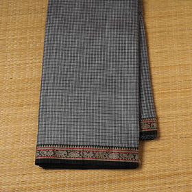 Dharwad Checks Cotton Fabric with Border 09