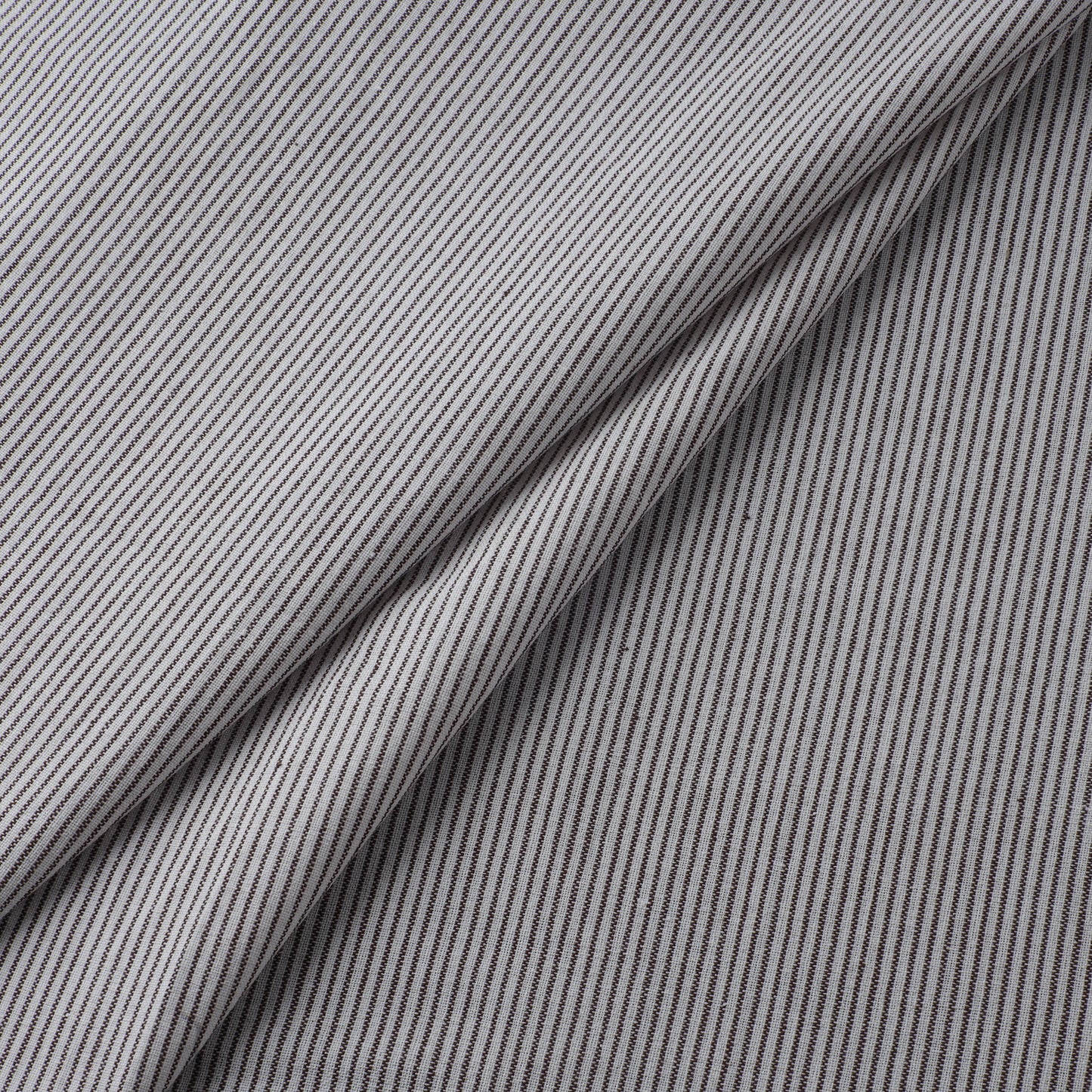 White - Jhiri Pure Handloom Stripes Cotton Fabric 06