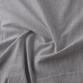 White - Jhiri Pure Handloom Stripes Cotton Fabric 06