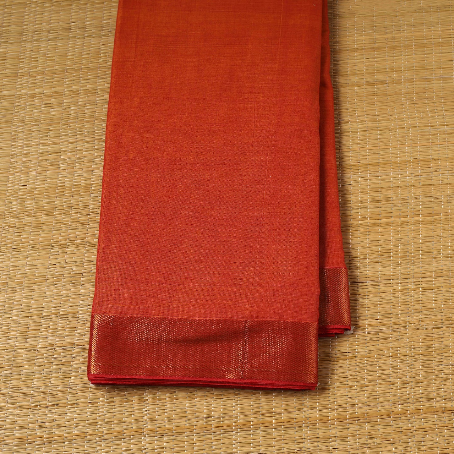 Dharwad Cotton Fabric with Zari Border 11
