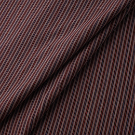 Jhiri Pure Handloom Stripes Cotton Fabric 18