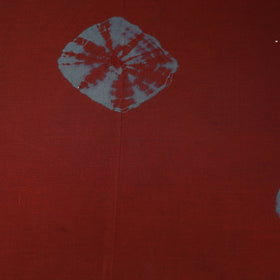 Buy Tie & Dye Cotton Maroon Shibori Fabric Online