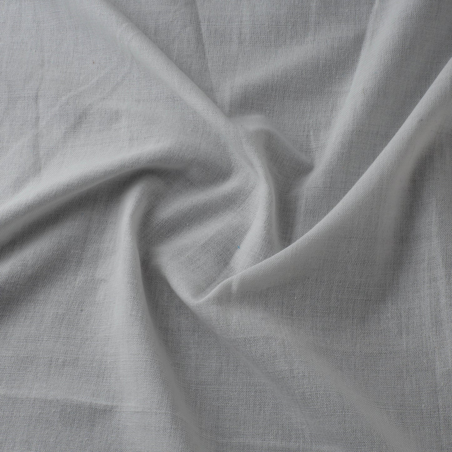 White - Jhiri Pure Handloom Plain Cotton Fabric 24