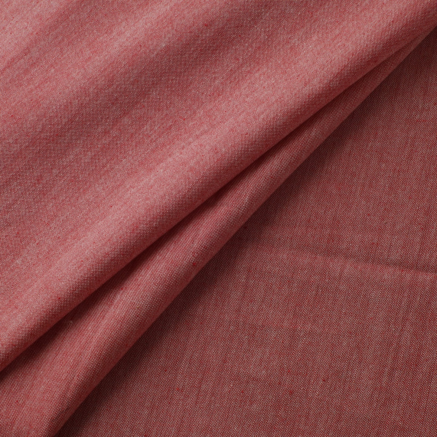 Pink - Jhiri Pure Handloom Plain Cotton Fabric 26