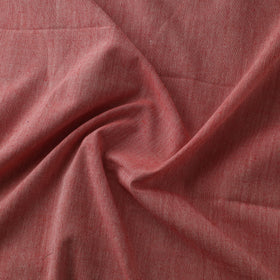 Pink - Jhiri Pure Handloom Plain Cotton Fabric 26