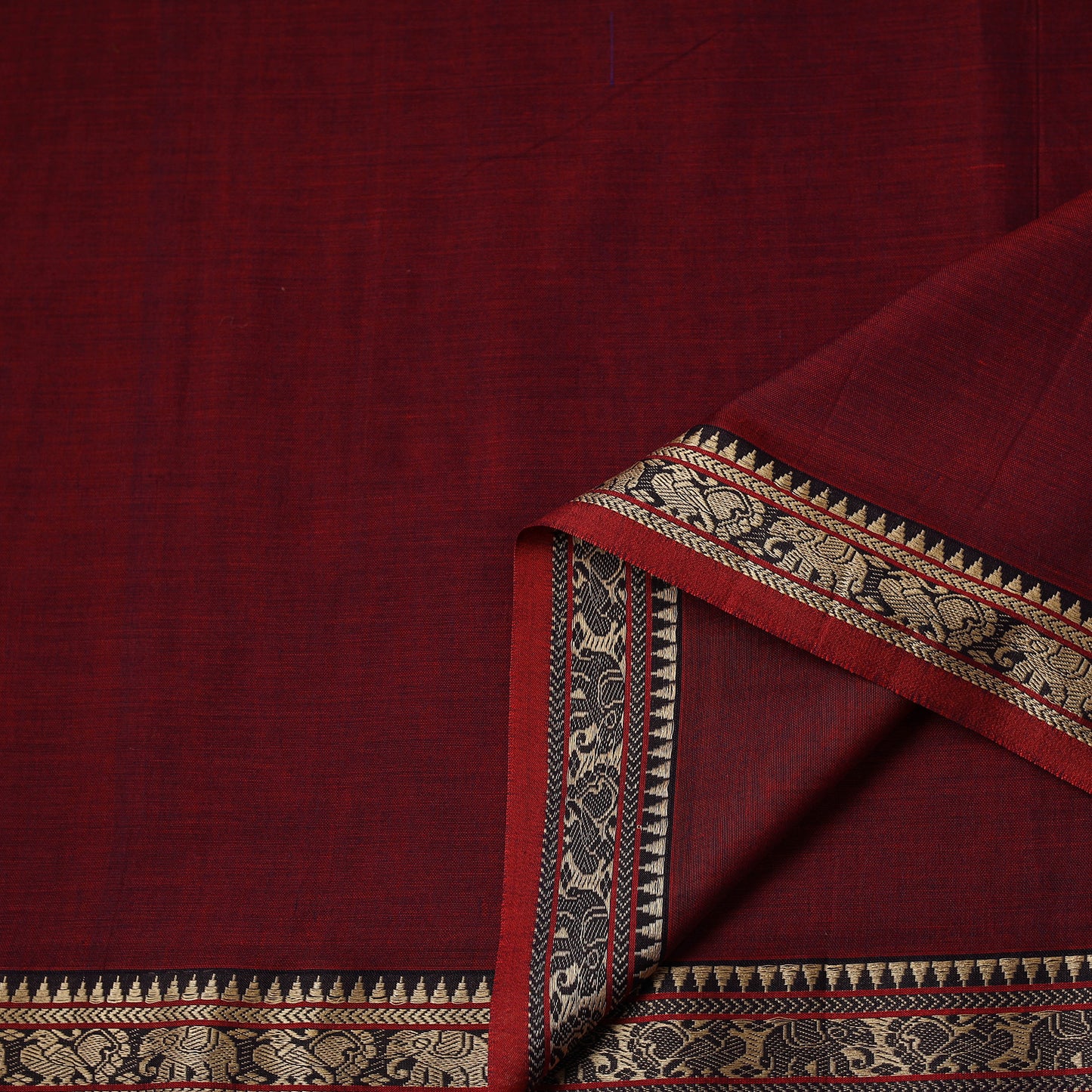 Dharwad Cotton Fabric with Thread Border 24