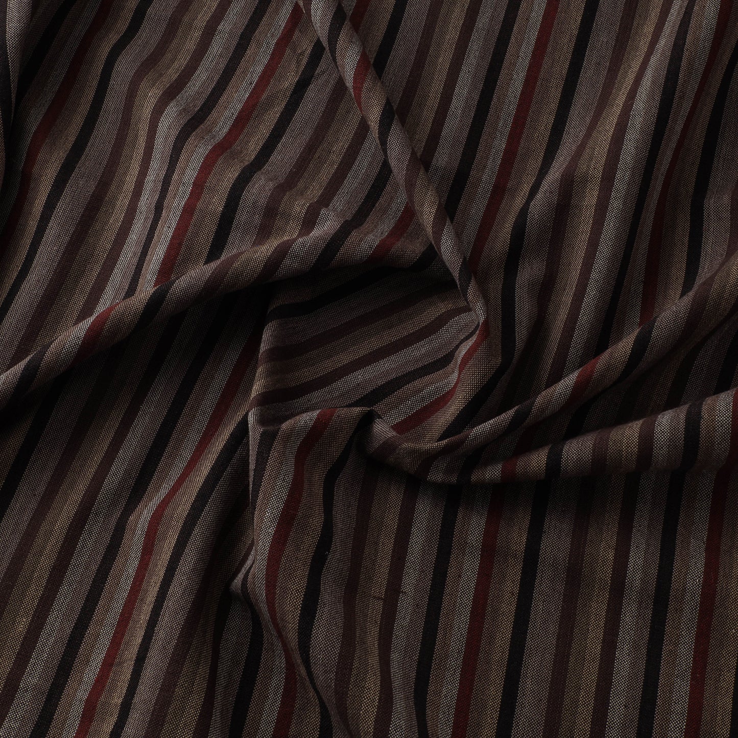Beige - Jhiri Pure Handloom Cotton Fabric 06