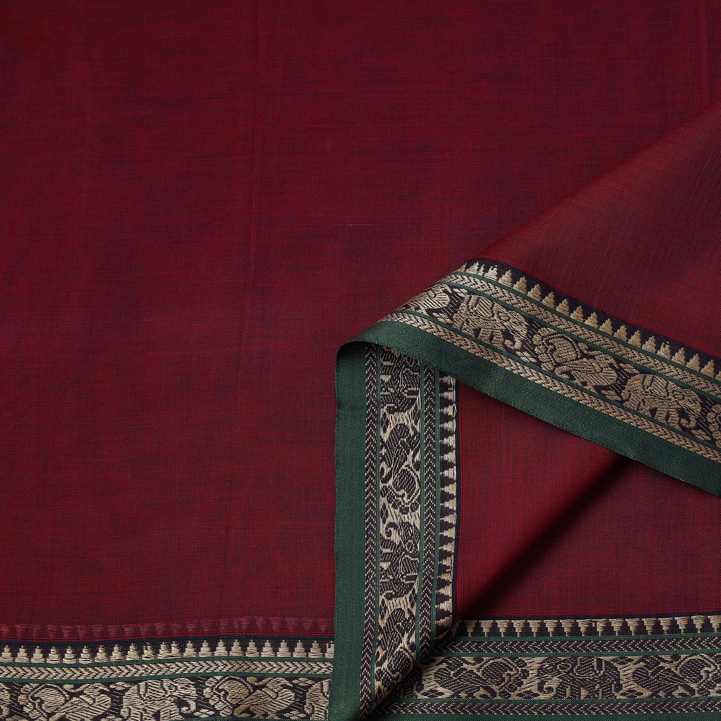 Dharwad Cotton Fabric with Thread Border 25