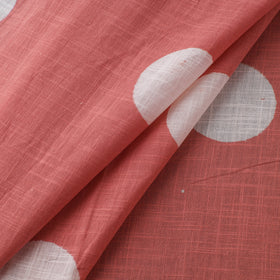 Pink - Akola Hand Block Print Slub Cotton Fabric 05